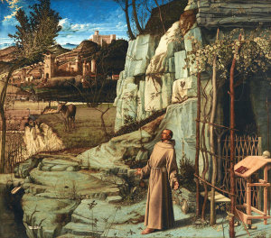 Giovanni Bellini - St. Francis in the Desert, ca. 1476-78