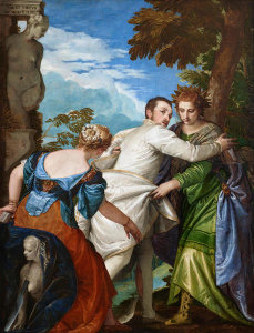 Paolo Veronese - The Choice Between Virtue and Vice, ca. 1565