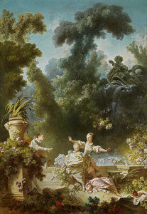 Jean-Honore Fragonard - The Progress of Love: The Pursuit, 1771-1772