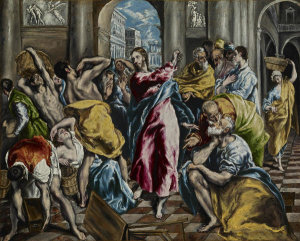 El Greco - Purification of the Temple, ca. 1600