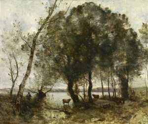Jean-Baptiste-Camille Corot - The Lake, 1861
