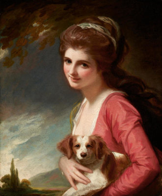 George Romney - Lady Hamilton as 'Nature', 1782