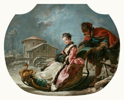 François Boucher - The Four Seasons: Winter, 1755