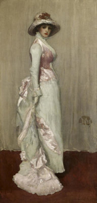 James McNeill Whistler - Harmony in Pink and Gray: Portrait of Lady Meux, 1881-82