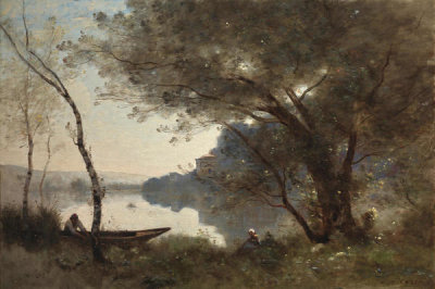 Jean-Baptiste-Camille Corot - The Boatman of Mortefontaine, ca. 1865-70