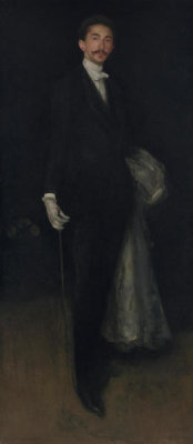 James McNeill Whistler - Arrangement in Black and Gold: Comte Robert de Montesquiou-Fezensac, 1891–92