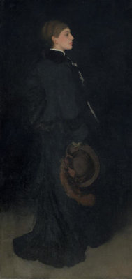 James McNeill Whistler - Arrangement in Brown and Black: Portrait of Miss Rosa Corder, 1876–78