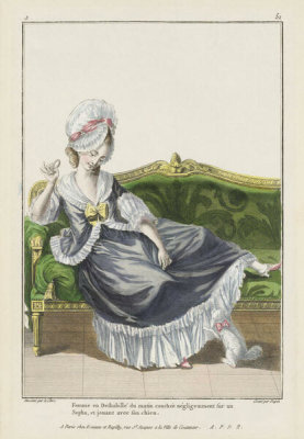 Pierre-Thomas Le Clerc - A Lady and Her Dog